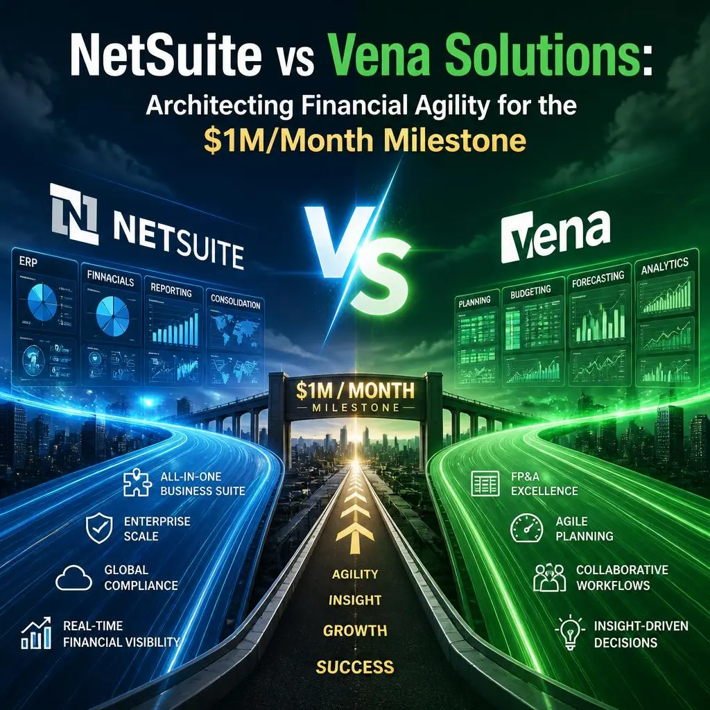 NetSuite vs Vena Solutions Architecting Financial Agility for the $1MMonth Milestone
