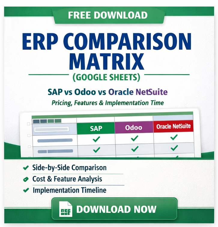 ERP Comparison Matrix