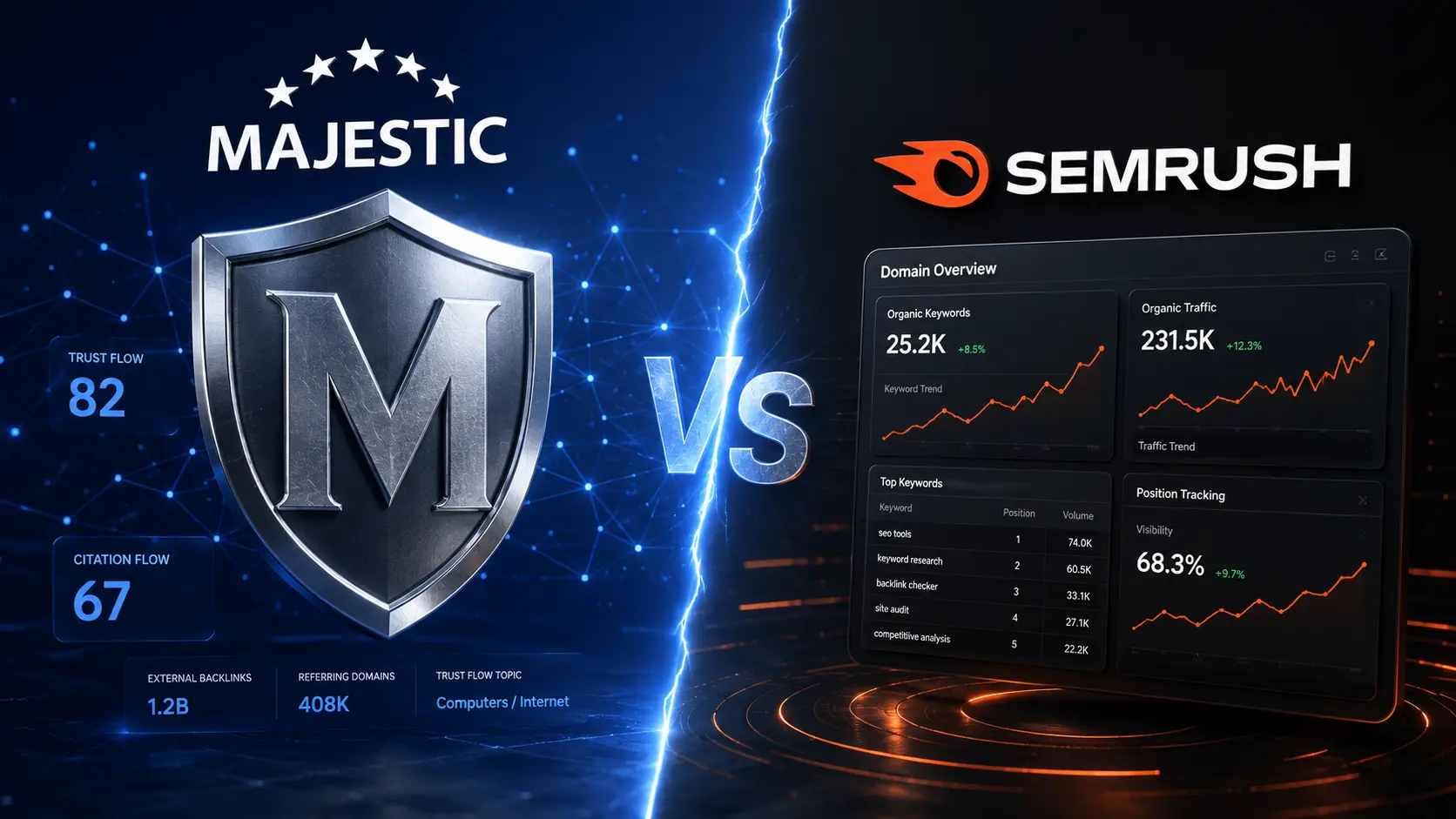 Majestic vs Semrush