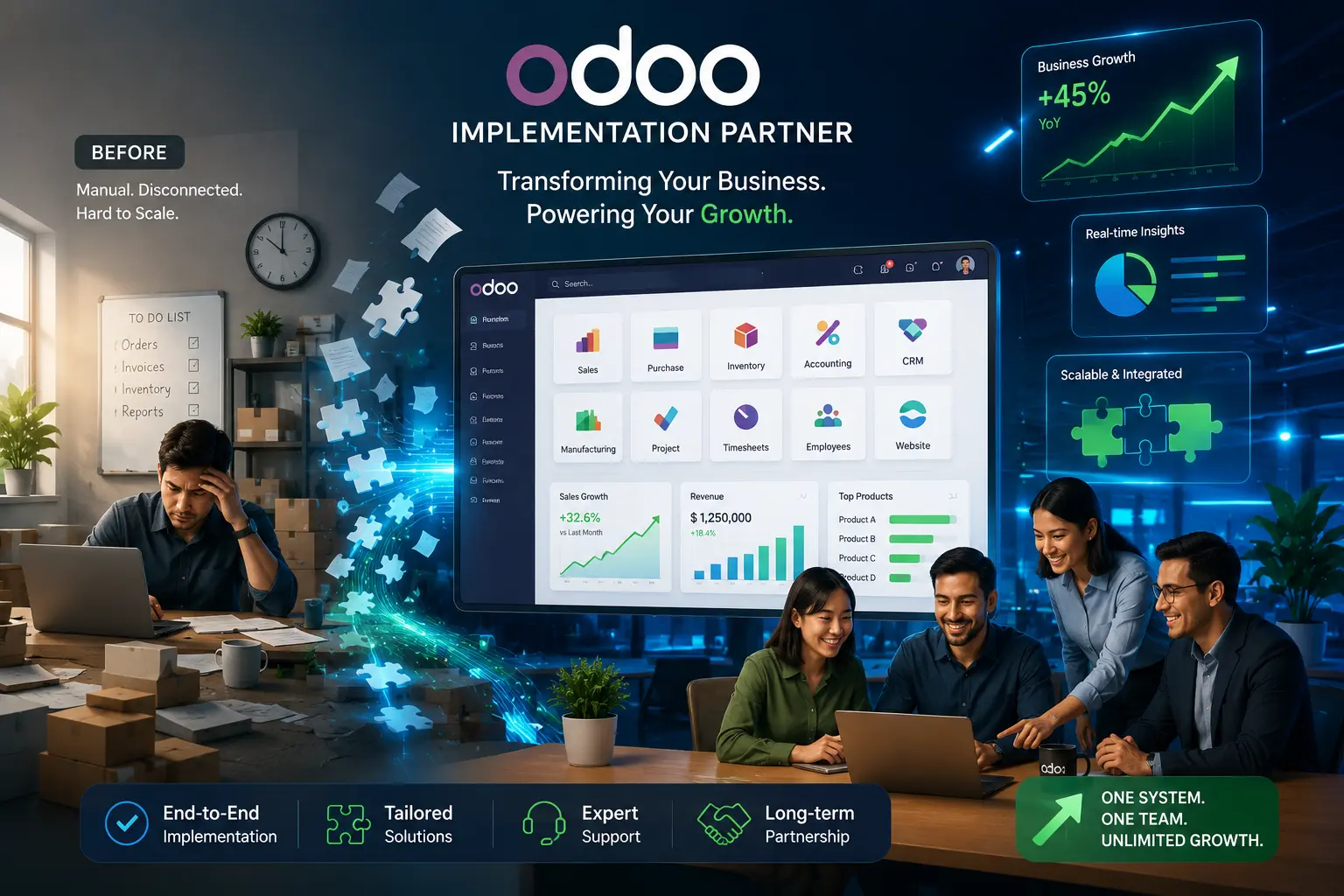 Benefits of Odoo