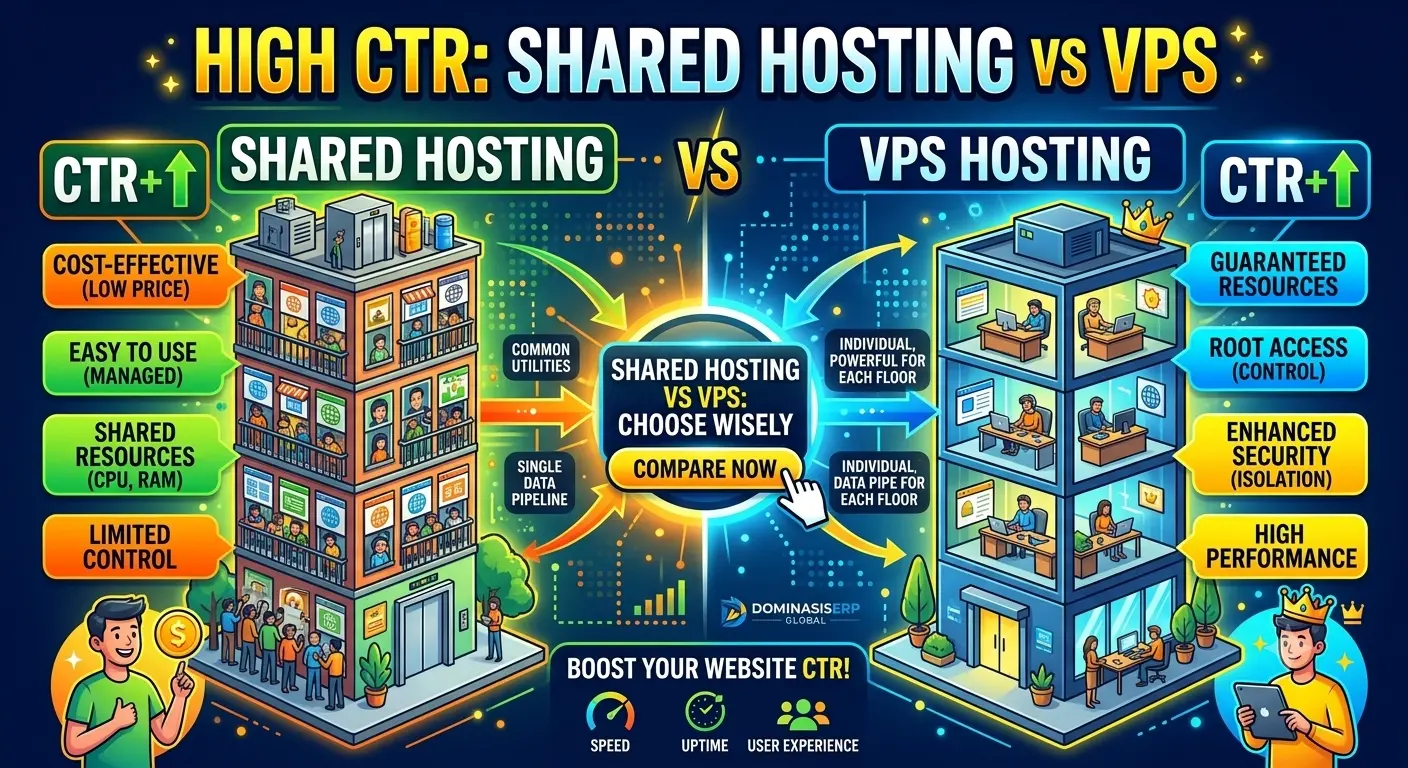 Shared hosting vs VPS