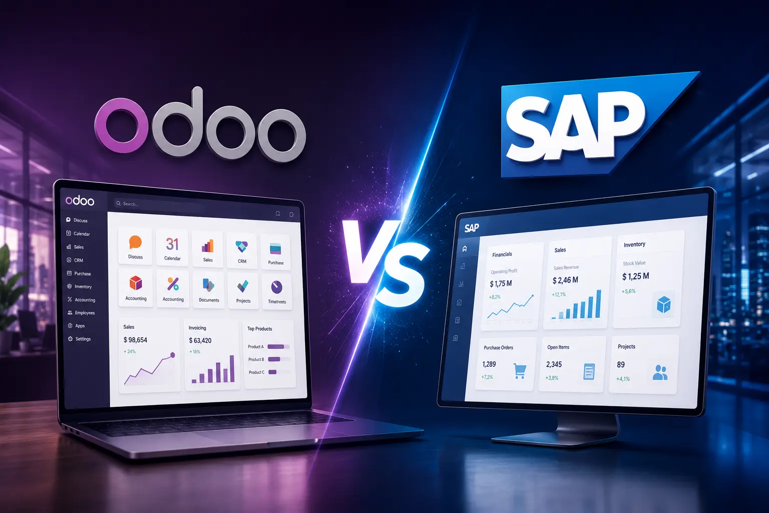 odoo vs SAP