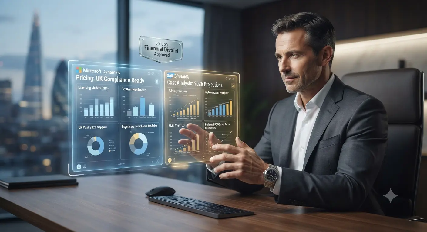 Microsoft Dynamics vs SAP Pricing in London 2026 A CFO’s Analysis
