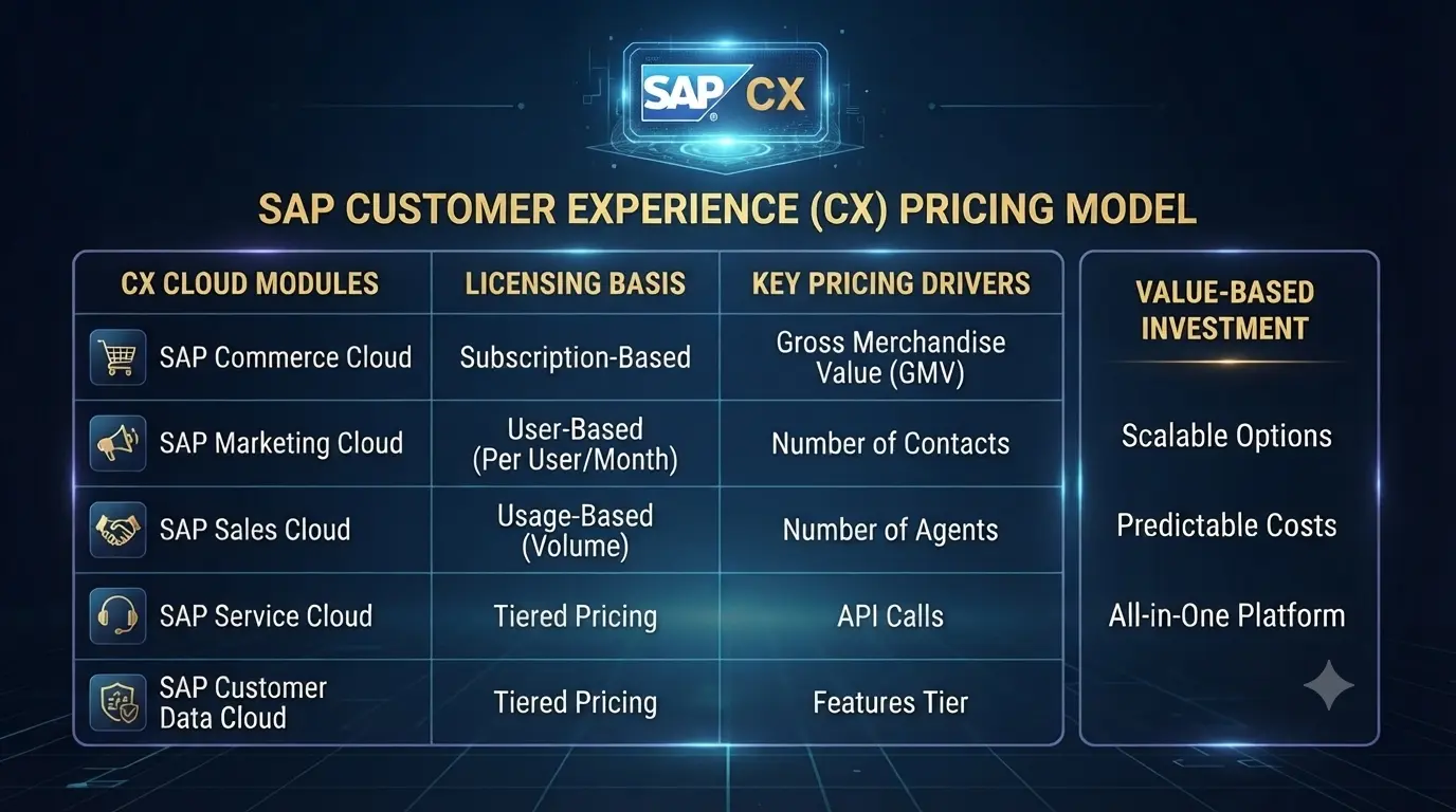 SAP Customer Experience (CX) Price