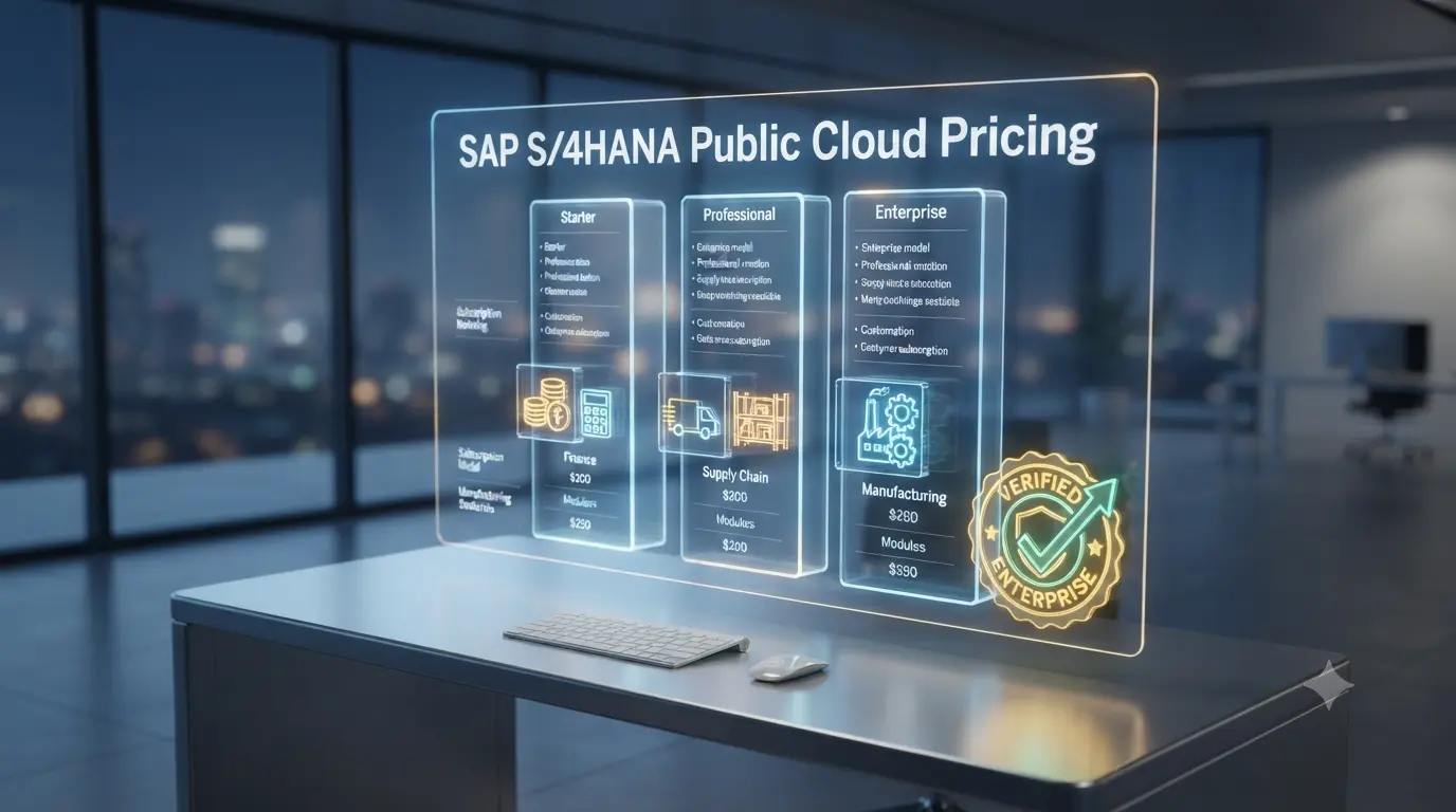 SAP S4HANA Public Cloud Pricing