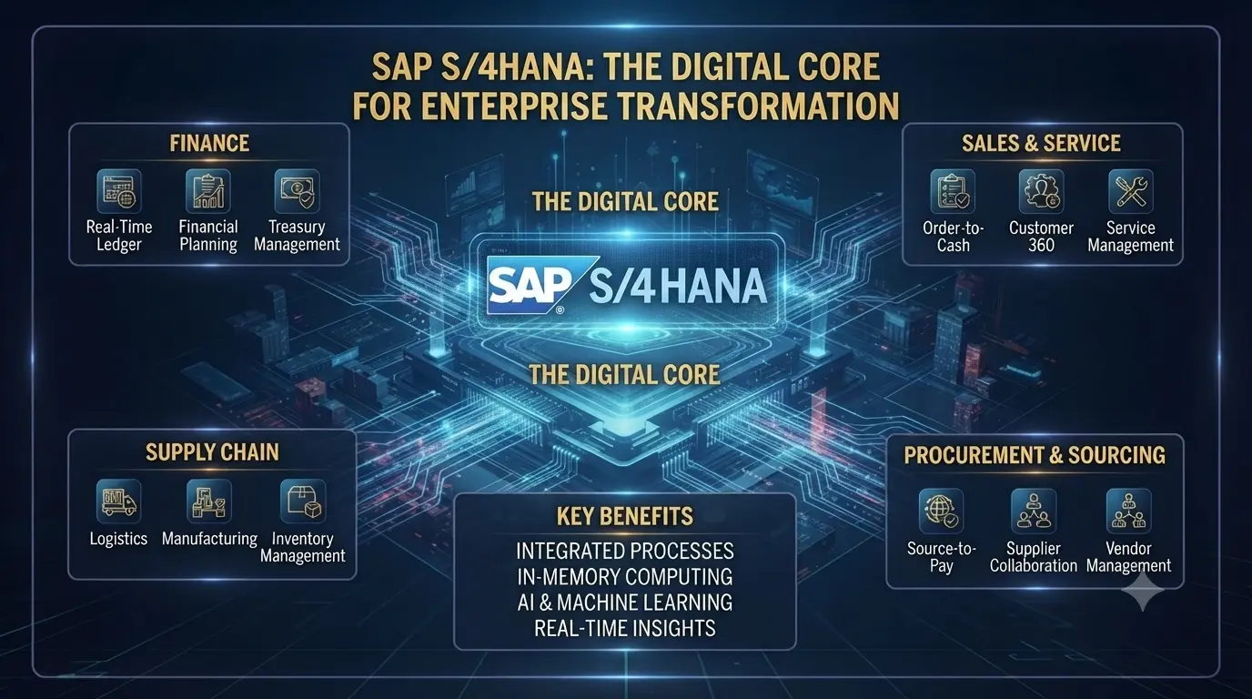 SAP S4HANA The Digital Core for Enterprise Transformation