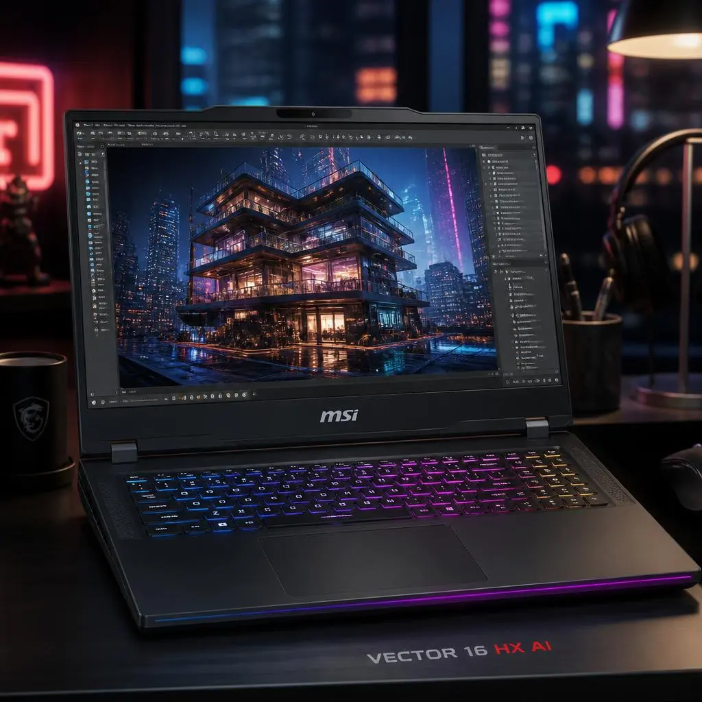MSI Vector 16 HX AI gaming laptop