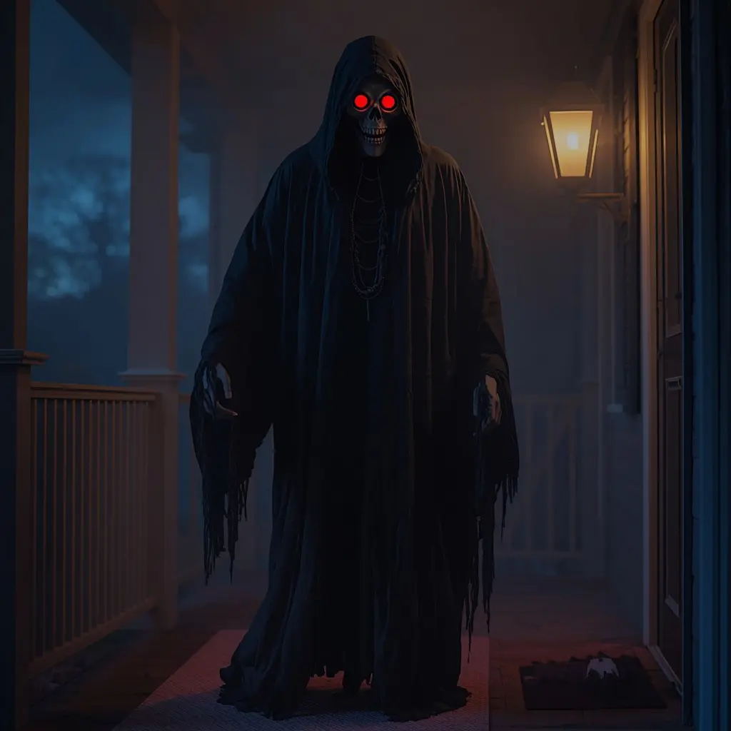 life size animatronic halloween decorations