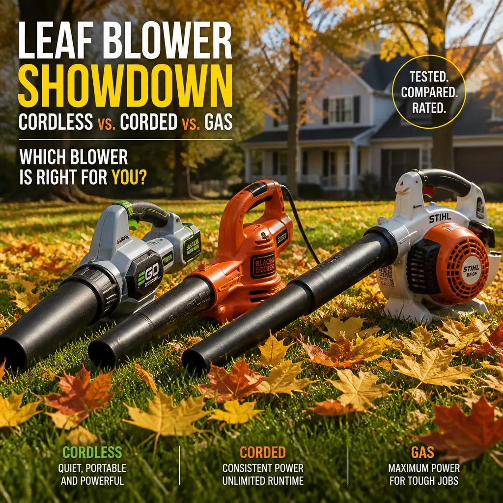 leaf blower showdown